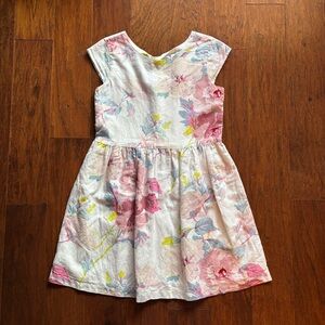 GAP Girls Pink & White Floral Dress | Size XXL